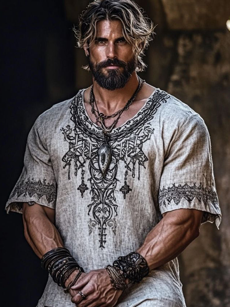 Men's Viking Vintage Celtic Casual Shirt